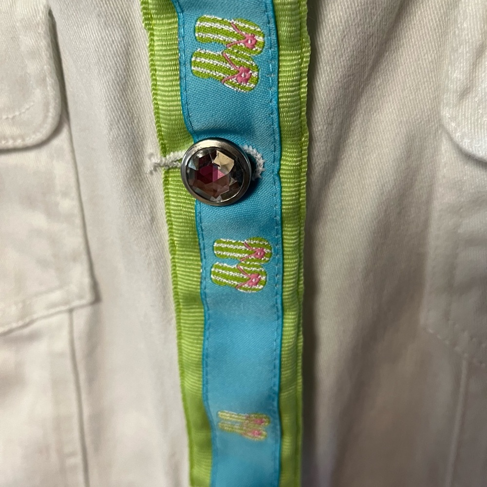 Quacker Factory Embroidered Denim‎ Jacket - Picture 4 of 5